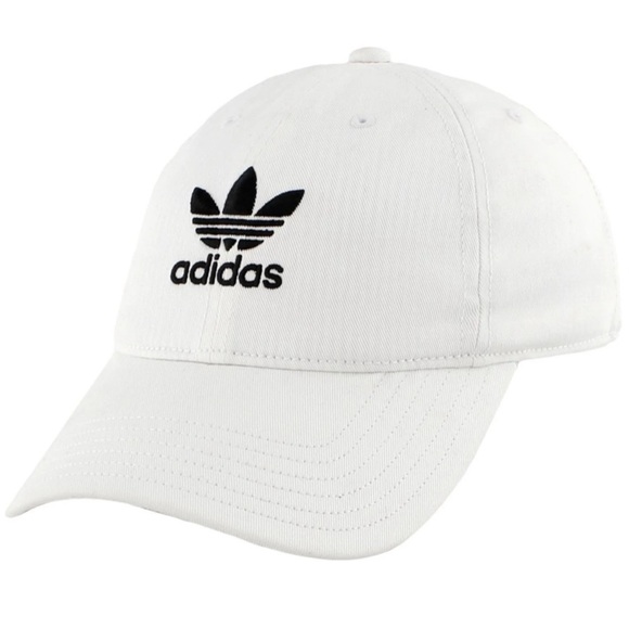 Adidas Originals White Cotton Youth Baseball Cap - Picture 2 of 3